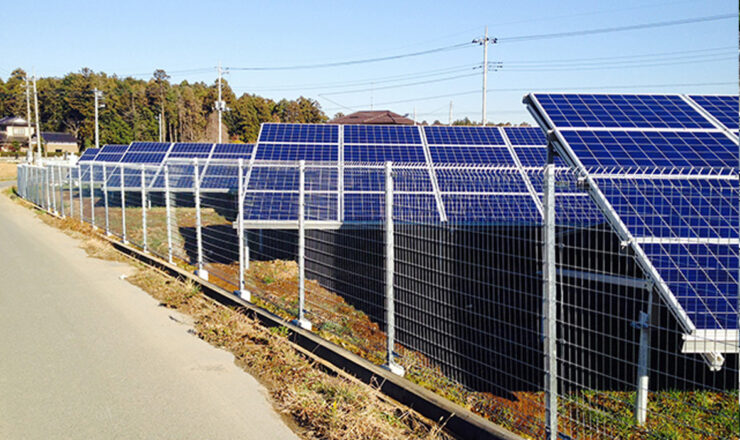 太陽光発電フェンス